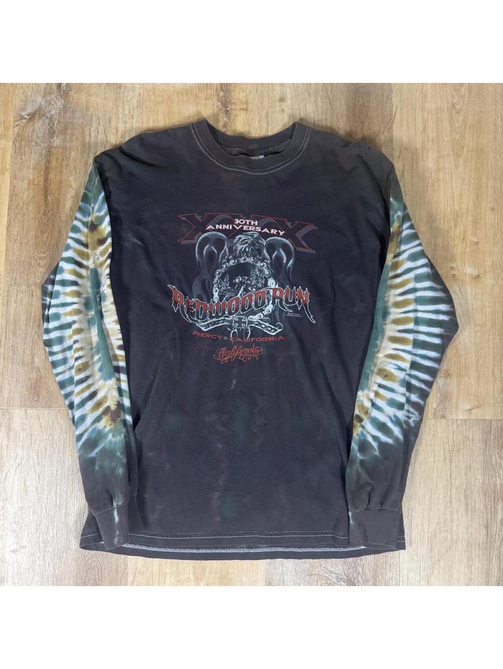 Redwood Run 30th Anniversary Motorcycle Run & Concert Long Sleeve Size L